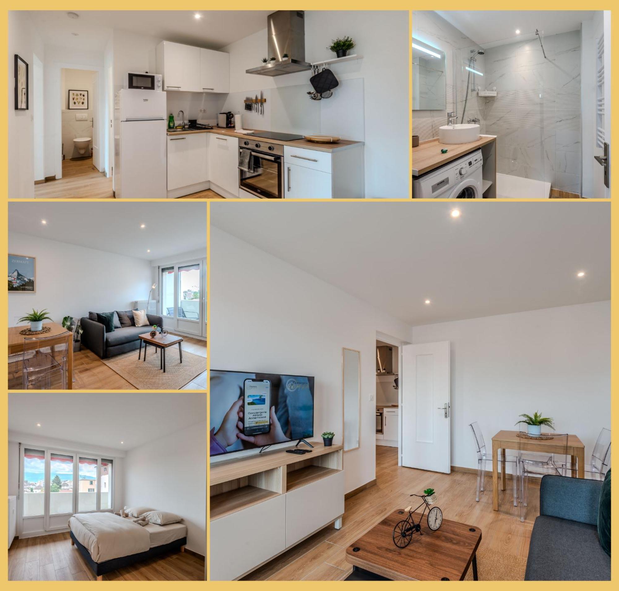 Apartmán Chez Gwen I T3 I Gaillard Exteriér fotografie