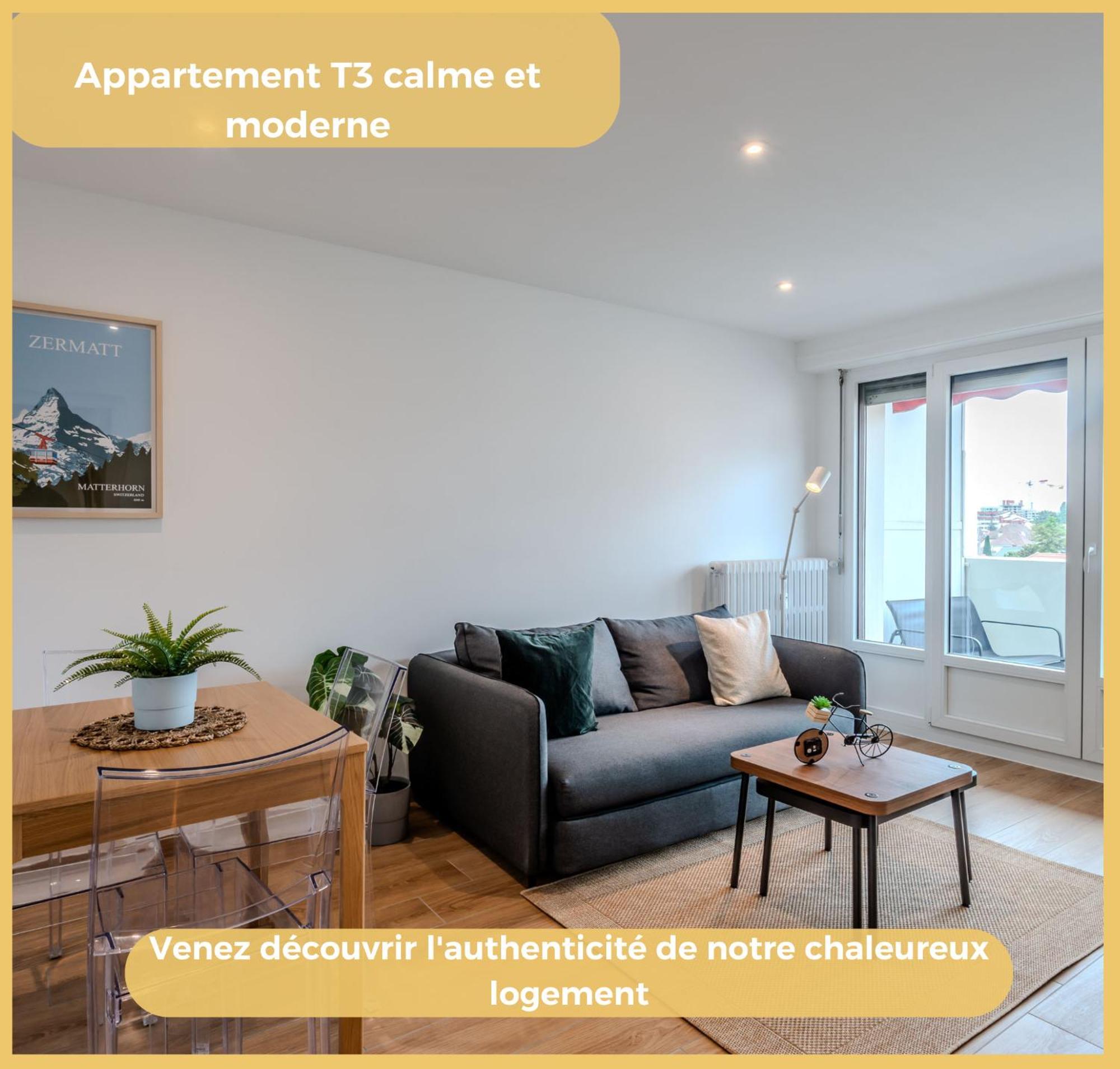 Apartmán Chez Gwen I T3 I Gaillard Exteriér fotografie